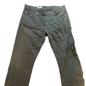 Vintage dark green straight leg AG Adriano GoldSchmidt “Protege” jeans